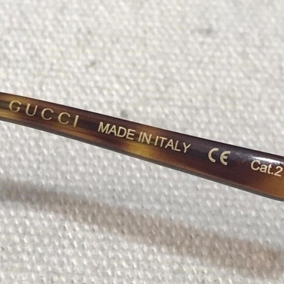 New Authentic Gucci GG1048S 004 Brown and Clear Men's Sunglasses - Picture 3 of 14